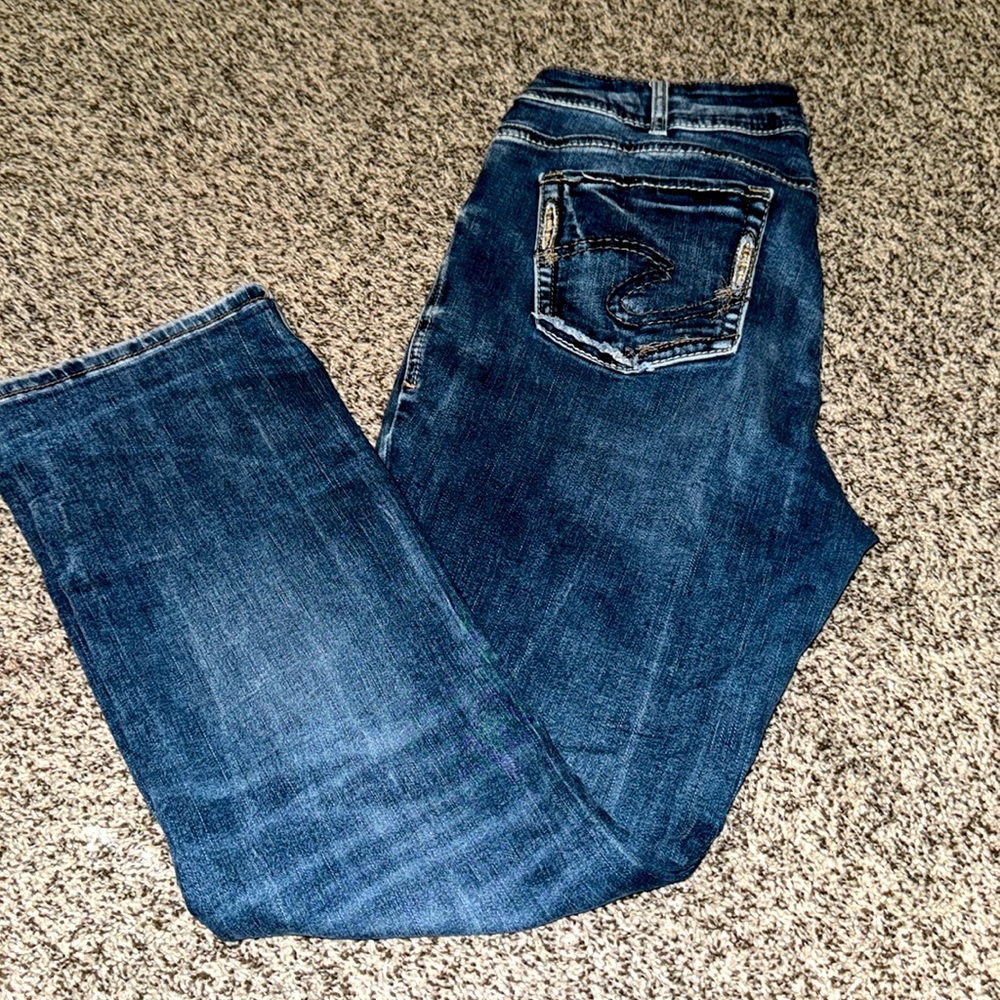 Silver Avery Slim Boot Jeans